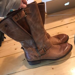 Women’s Gianni Bini mid calf leather boots